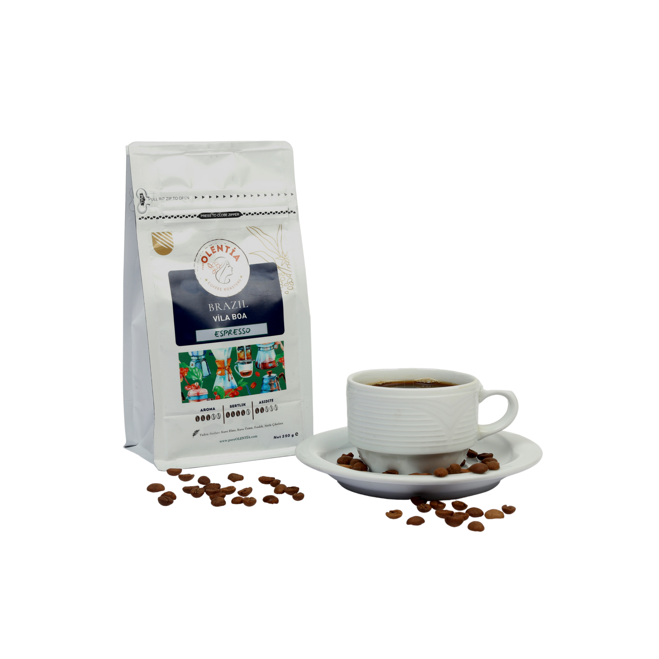 pure%20OLENTIA%20Brazıl%20Vila%20Boa%20Espresso%20250gr%20(ÇEKİRDEK)